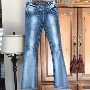 Miss Me Ladies Jeans size 25” with crystals